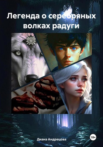 Обложка книги «Легенда о серебряных волках радуги»