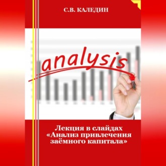 Обложка книги «Лекция в слайдах «Анализ привлечения заёмного капитала»»