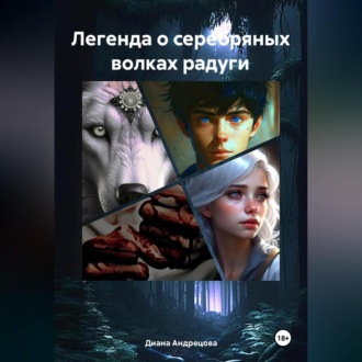 Обложка книги «Легенда о серебряных волках радуги»