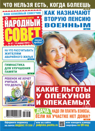 Обложка книги «Народный совет №47/2023»