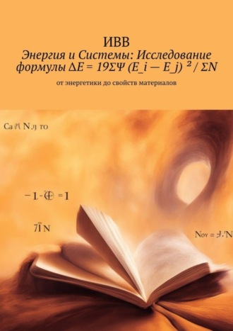 Обложка книги «Энергия и системы: исследование формулы ΔE = 19ΣΨ (E_i – E_j) ² / ΣN. От энергетики до свойств материалов»