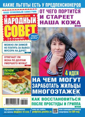 Обложка книги «Народный совет №49/2023»