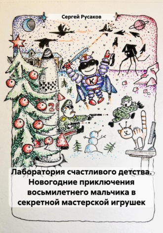 Обложка книги «Лаборатория счастливого детства. Новогодние приключения восьмилетнего мальчика в секретной мастерской игрушек»