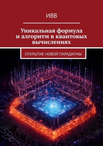 Обложка книги «Уникальная формула и алгоритм в квантовых вычислениях. Открытие новой парадигмы»