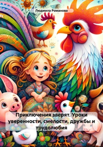 Обложка книги «Приключения зверят. Уроки уверенности, смелости, дружбы и трудолюбия»