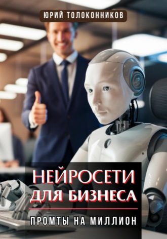 Обложка книги «Нейросети для бизнеса – промты на миллион»
