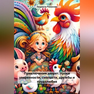 Обложка книги «Приключения зверят. Уроки уверенности, смелости, дружбы и трудолюбия»