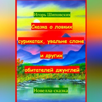 Обложка книги «Сказка о ловких сурикатах, увальне слоне и других обитателей джунглей»