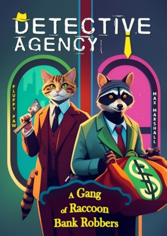 Обложка книги «Detective Agency “Fluffy Paw”: A Gang of Raccoon Bank Robbers. Detective Agency «Fluffy Paw»»
