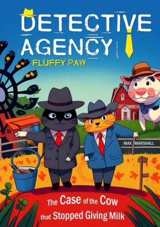 Обложка книги «Detective Agency «Fluffy Paw»: The Case of the Cow that Stopped Giving Milk. Detective Agency «Fluffy Paw»»