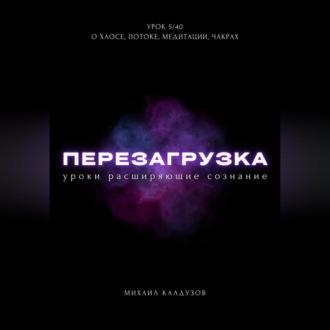 Обложка книги «Перезагрузка. Урок 5/40. О хаосе, потоке, медитации, чакрах»