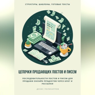 Обложка книги «Цепочки продающих постов и писем»