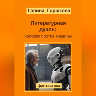 Обложка книги «Литературная дуэль: человек против машины»
