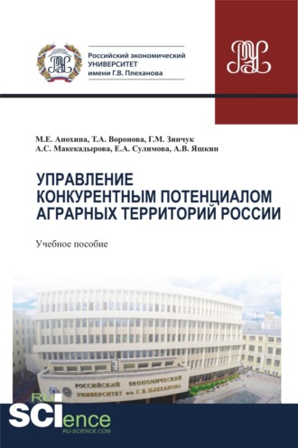 Елена Александровна Сулимова. Управление конкурентным потенциалом аграрных территорий России. (Аспирантура, Бакалавриат, Магистратура). Учебное пособие.
