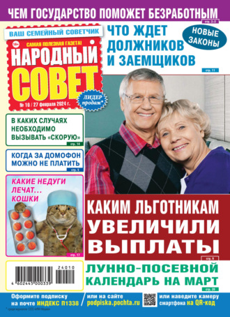 Обложка книги «Народный совет №10/2024»