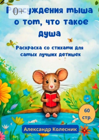 Обложка книги «Рассуждения мыша о том, что такое душа. Раскраска со стихами для самых лучших детишек»
