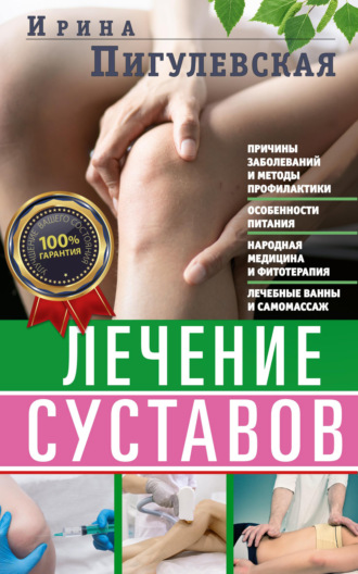 Обложка книги «Лечение суставов. Причины возникновения и методы профилактики. Особенности питания. Принципы лечения. Народная медицина и самомассаж. Лечебные ванны и физкультура. Фитотерапия»