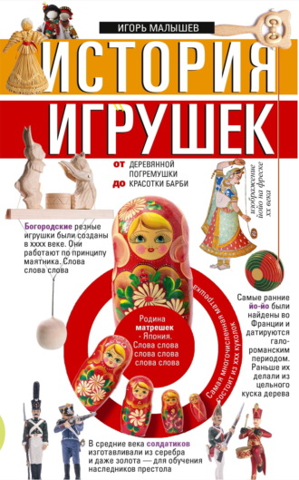 Обложка книги «История игрушек. От деревянной погремушки до красотки Барби»