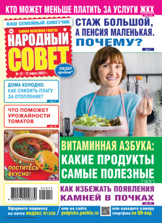 Обложка книги «Народный совет №12/2024»