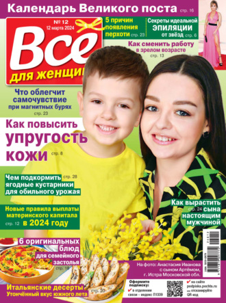 Обложка книги «Всё для женщины №12/2024»