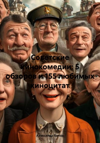 Обложка книги «Советские кинокомедии: 5 обзоров и 155 любимых киноцитат»