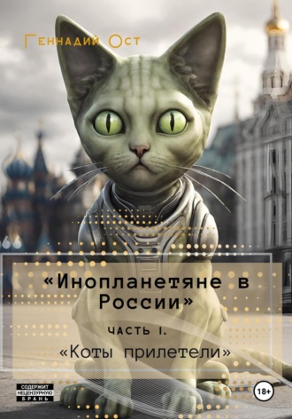 Обложка книги ««Инопланетяне в России». Часть 1. «Коты прилетели»»