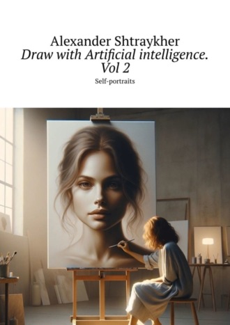 Обложка книги «Draw with Artificial intelligence. Vol 2. Self-portraits»