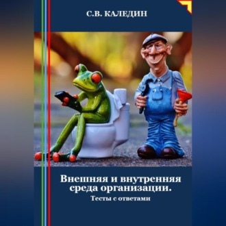 Обложка книги «Внешняя и внутренняя среда организации. Тесты с ответами»