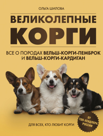 Обложка книги «Великолепные корги: все о породах вельш-корги-пемброк и вельш-корги-кардиган»