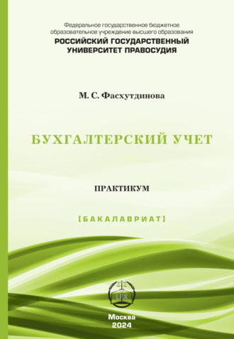 Обложка книги «Бухгалтерский учет. Практикум (Бакалавриат)»