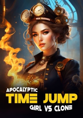 Обложка книги «Apocalyptic Time Jump: Girl vs Clone»