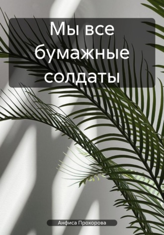 Обложка книги «Мы все бумажные солдаты»