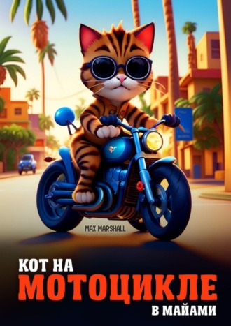 Обложка книги «Кот на мотоцикле в Майами»