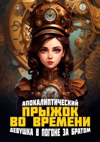 Обложка книги «Апокалиптический прыжок во времени: Девушка в погоне за братом»