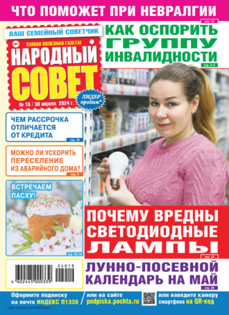 Обложка книги «Народный совет №19/2024»