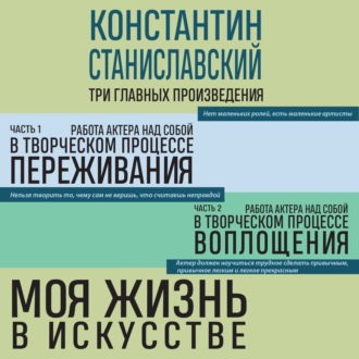 Обложка книги «Работа актера над собой. Части 1 и 2. Моя жизнь в искусстве»