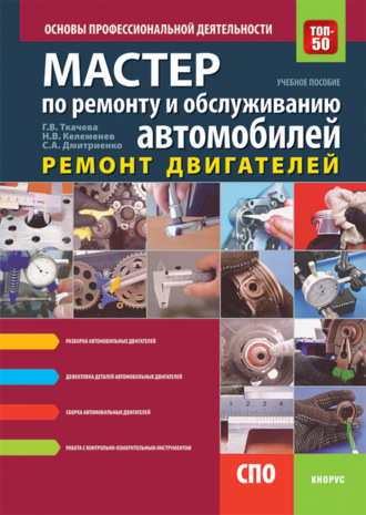 Галина Викторовна Ткачева. Мастер по ремонту и обслуживанию автомобилей: ремонт двигателей. Основы профессиональной деятельности. (СПО). Учебно-практическое пособие.