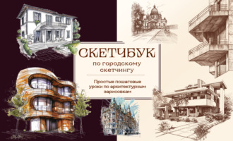 Анна Николаева. Скетчбук по городскому скетчингу. Простые пошаговые уроки по архитектурным зарисовкам