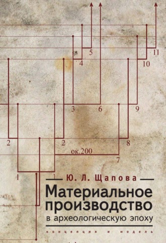 Обложка книги «Материальное производство в археологическую эпоху. Концепция и модель»