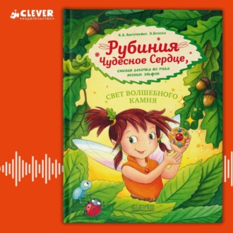 Обложка книги «Рубиния Чудесное Сердце, смелая девочка из рода лесных эльфов. Свет волшебного камня»