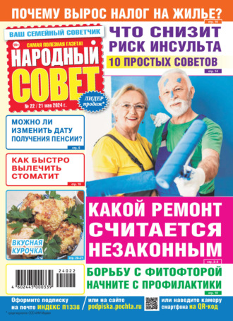 Обложка книги «Народный совет №22/2024»