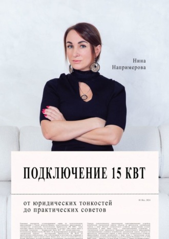 Нина Васильевна Напримерова. Подключение 15 кВт. От юридических тонкостей до практических советов