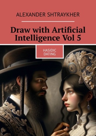 Обложка книги «Draw with Artificial Intelligence Vol 5. Hasidic dating»