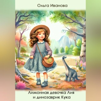 Обложка книги «Лимонная девочка Лия и динозаврик Кука»