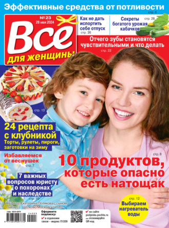 Обложка книги «Всё для женщины №23/2024»