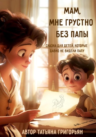 Обложка книги «Мам, мне грустно без папы»