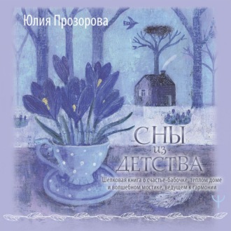 Обложка книги «Сны из детства. Шелковая книга о счастье-бабочке, теплом доме и волшебном мостике, ведущем к гармонии»