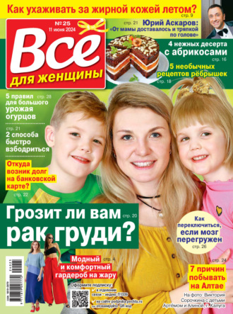 Обложка книги «Всё для женщины №25/2024»