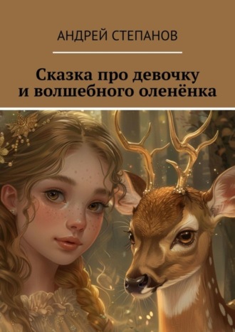 Обложка книги «Сказка про девочку и волшебного оленёнка»
