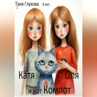 Обложка книги «Катя, Оля и кот Компот»